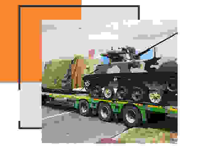 Перевозка военной техники в Сальске